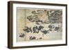 Demon Thunder, Tenjin Shrine, Kamakura Period-Japanese School-Framed Giclee Print