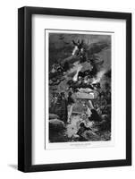 Demons and Witches Gather at the Sabbat as the Devil Prepares to Enjoy His Latest Victim-J. Benlliure-Framed Photographic Print