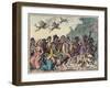 Demons Escort a Group of French Witches to the Sabbat on La Nuit de Walpurgis-null-Framed Art Print