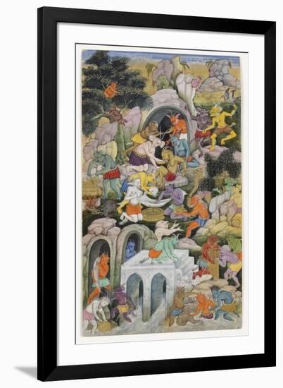 Demons in a Wild Landscape, C.1600-null-Framed Giclee Print