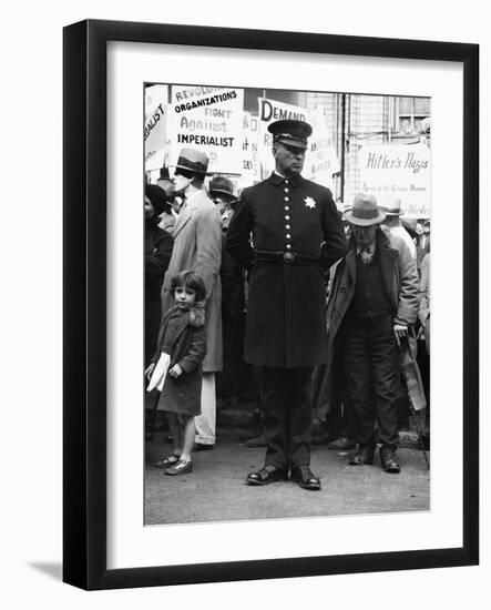 Demonstration, 1936-Science Source-Framed Giclee Print