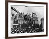 Demonstration for Iranian Premier Mohammed Mossadegh-null-Framed Photo