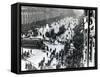 Demonstration in St Petersburg Against the Lena Massacre in Siberia, April 1912-Russian Photographer-Framed Stretched Canvas