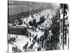 Demonstration in St Petersburg Against the Lena Massacre in Siberia, April 1912-Russian Photographer-Stretched Canvas