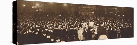 'Demonstration in Whitehall, December 10th, 1936', 1937-Unknown-Stretched Canvas