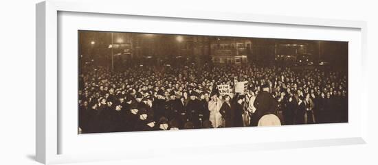 'Demonstration in Whitehall, December 10th, 1936', 1937-Unknown-Framed Photographic Print