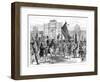 Demonstration of the Paris Freemasons, France, 1870 (Late 19th Centur)-null-Framed Giclee Print