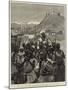 Demonstration on the Adriatic Coast, Albanians from Scutari Crossing the Boyana to Occupy Dulcigno-Richard Caton Woodville II-Mounted Giclee Print