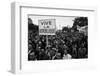 Demonstrations filled the wide boulevards towards the Place de la Republique.-Erich Lessing-Framed Photographic Print