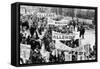 Demonstrators Marching to Support of Socialist Salvador Allende in 1964-null-Framed Stretched Canvas