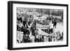 Demonstrators Marching to Support of Socialist Salvador Allende in 1964-null-Framed Photo