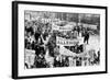 Demonstrators Marching to Support of Socialist Salvador Allende in 1964-null-Framed Photo