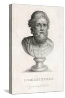 Demosthenes Bust of the Greek Orator and Statesman-T.a. Dean-Stretched Canvas