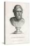 Demosthenes Bust of the Greek Orator and Statesman-T.a. Dean-Stretched Canvas