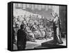 Demosthenes Delivering His Oration against Philip of Macedonia-null-Framed Stretched Canvas
