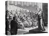 Demosthenes Delivering His Oration against Philip of Macedonia-null-Stretched Canvas