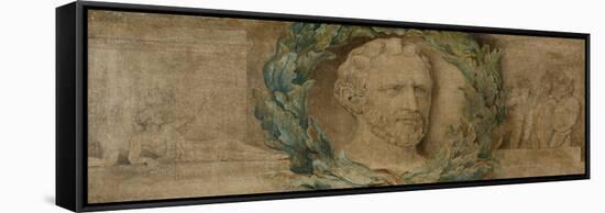 Demosthenes-William Blake-Framed Stretched Canvas