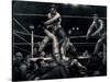 Dempsey and Firpo, 1923-24 (Litho)-George Wesley Bellows-Stretched Canvas