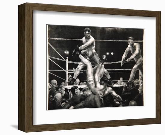 Dempsey and Firpo, 1923-24-George Wesley Bellows-Framed Giclee Print