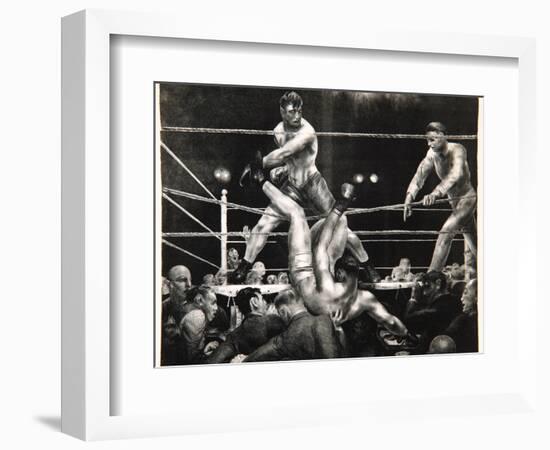 Dempsey and Firpo, 1923-24-George Wesley Bellows-Framed Giclee Print