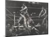 Dempsey and Firpo, 1924-George Wesley Bellows-Mounted Giclee Print