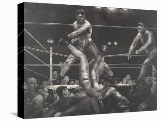 Dempsey and Firpo, 1924-George Wesley Bellows-Stretched Canvas