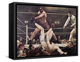 Dempsey and Firpo-George Bellows-Framed Stretched Canvas