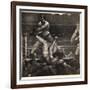 Dempsey Through the Ropes, 1923-24-George Wesley Bellows-Framed Giclee Print