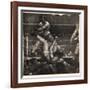 Dempsey Through the Ropes, 1923-24-George Wesley Bellows-Framed Giclee Print