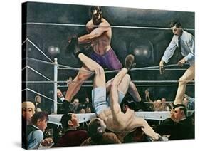 Dempsey v. Firpo in New York City, 1923, 1924-George Wesley Bellows-Stretched Canvas