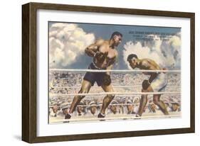 Dempsey-Willard Fight, 1919-null-Framed Art Print