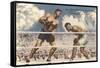 Dempsey-Willard Fight, 1919-null-Framed Stretched Canvas