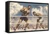 Dempsey-Willard Fight, 1919-null-Framed Stretched Canvas