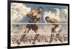 Dempsey-Willard Fight, 1919-null-Framed Art Print