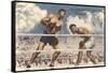 Dempsey-Willard Fight, 1919-null-Framed Stretched Canvas