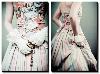 Demure Young Woman in a Period Costume-RedHeadPictures-Stretched Canvas