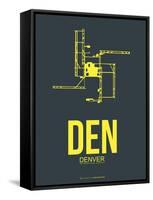 Den Denver Poster 1-NaxArt-Framed Stretched Canvas