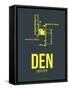 Den Denver Poster 1-NaxArt-Framed Stretched Canvas