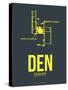 Den Denver Poster 1-NaxArt-Stretched Canvas