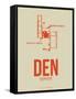 Den Denver  Poster 2-NaxArt-Framed Stretched Canvas