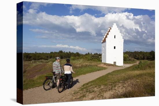 Den Tilsandede Kirke (Buried Church) Buried by Sand Drifts-Stuart Black-Stretched Canvas