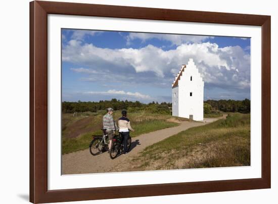 Den Tilsandede Kirke (Buried Church) Buried by Sand Drifts-Stuart Black-Framed Photographic Print