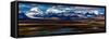 Denali Highway, Route 8, offers views of Mt.Deborah, Mnt. Hess Mountain, & Mt. Hayes Alaska, Alaska-null-Framed Stretched Canvas