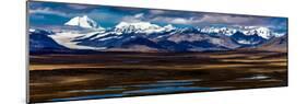 Denali Highway, Route 8, offers views of Mt.Deborah, Mnt. Hess Mountain, & Mt. Hayes Alaska, Alaska-null-Mounted Photographic Print