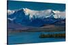 Denali Highway, Route 8, offers views of Mt.Deborah, Mnt. Hess Mountain, & Mt. Hayes Alaska, Alaska-null-Stretched Canvas