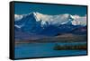 Denali Highway, Route 8, offers views of Mt.Deborah, Mnt. Hess Mountain, & Mt. Hayes Alaska, Alaska-null-Framed Stretched Canvas