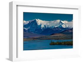 Denali Highway, Route 8, offers views of Mt.Deborah, Mnt. Hess Mountain, & Mt. Hayes Alaska, Alaska-null-Framed Photographic Print