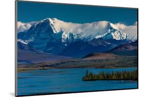 Denali Highway, Route 8, offers views of Mt.Deborah, Mnt. Hess Mountain, & Mt. Hayes Alaska, Alaska-null-Mounted Photographic Print