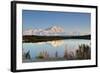 Denali Mountain and Reflection Pond-lijuan-Framed Photographic Print