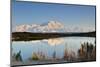 Denali Mountain and Reflection Pond-lijuan-Mounted Photographic Print